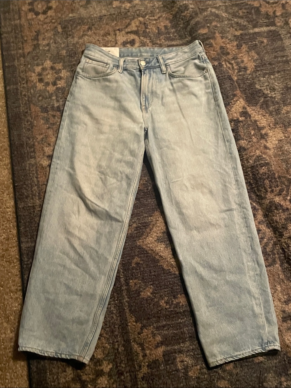 H&M Pale Blue Straight Jeans